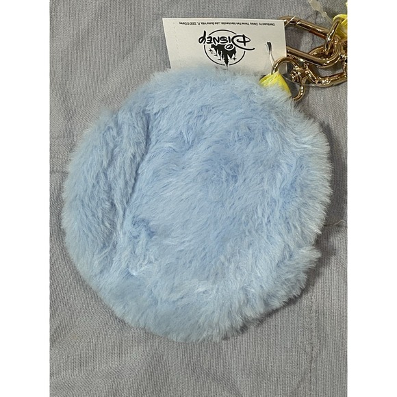 NEW Disney Parks Pixar Inside Out 2 Joy Plush Keychain Bag Charm Wristlet - Picture 3 of 5